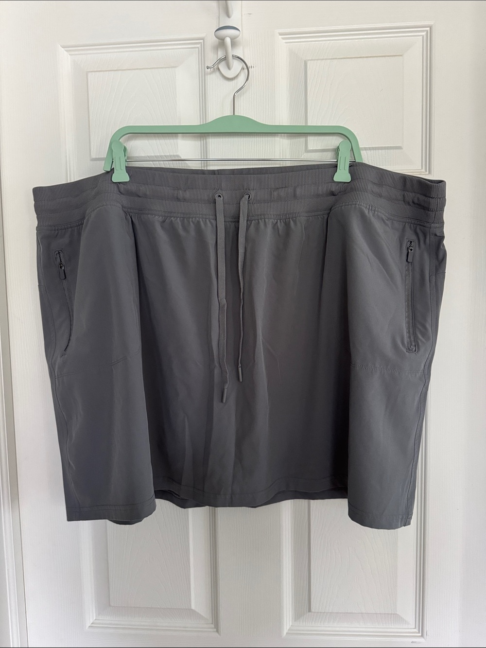 Tek Gear Gray Performance Drawstring Skort